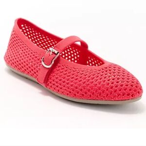 Mesh Mary Jane valley Flats